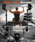 Adjustable Weight Bench With Squat Rack For Home Gym Use 770Lb Heavy Duty Olympic Bench Press comparison with barbell width