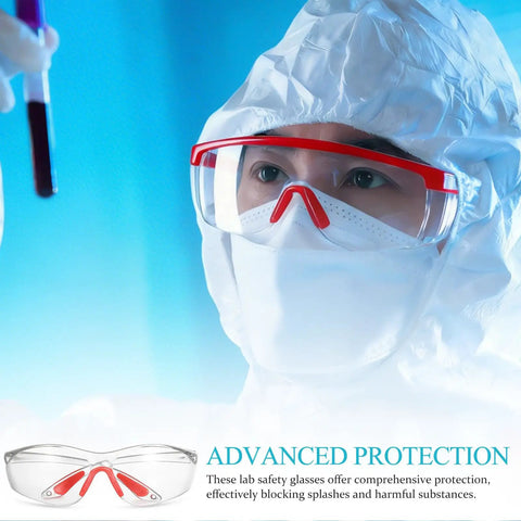 Badass Silicone Safety Glasses For Construction Work, shatterproof polycarbonate lenses on a worker in protective gear.