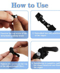 Instructions for using 30 Piece Zipper Repair Kit Universal Zipper Fixer Set With Plastic Detachable Pulls, shown step by step.