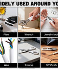 Peelable Rubber Dip For Tools White Plastic Dip Grippy Anti Slip Durable Tool Handle Coating on pliers, wrench, scissors