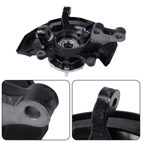 Front Driver Side Wheel Hub Bearing Steering Knuckle Assembly Replacement For ES350 2007-2012 And Camry 2007-2011 With Vibration Dampening For A Smooth Ride And Stable Steering 686-261 LK043