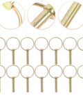 Galvanized Heavy Duty Lynch Pins With Rings Locking Trailer Pins For Farm Tractors Trailers And Mowers 10x50mm kit
