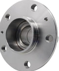 Rear Wheel Bearing And Hub Assembly For Select Ram Models, Complete OE Replacement, front view close-up of metal hub.