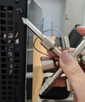 Hand holding All In One 10 In 1 Carbon Steel Portable Screwdriver And Wrench Kit for control cabinets in action
