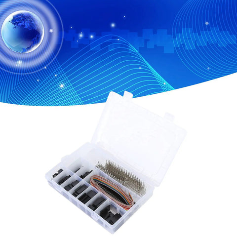 Check Out This 666 Pcs Premium Brass Crimp Adapter Kit With ABS Coating For Atx Pcie And Sata Power Pins 2.54mm Spacing Plus Reusable Storage Box Totally Nifty For Any Quick DIY Fix Or Major Build Job Today open box with connectors and wires