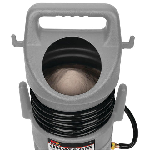 Portable Abrasive Blaster Kit For Get Rust Gone Fast And Paint Graffiti Clean Up With Gravity Feed And Air Compressor Ready To Blast With Silica Sand Steel Grit Glass Beads And Pecan Shells
