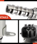 Detailed close-up of 2 Piece VVT Solenoid Kit For Infiniti And Nissan V6 Engines Replacement Solenoids To Boost Performance And Smooth Idling