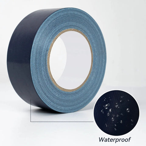 Heavy Duty Navy Blue Duct Tape Roll 2 Inch By 45 Yard Waterproof All Weather No Residue UV Resistant For Car Repairs