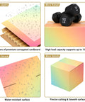8x8x4 Heavy Duty Shipping Boxes Set of 30 Colorful Corrugated Boxes for Small Business Packaging showing durability features