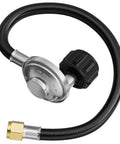 24 Inch Weber Grill Hose and Regulator Kit for Genesis Spirit Summit Grills, 24 inch propane regulator and hose close-up