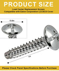 Panel Cover Screws Replacement Kit for Electrical Panels and Enclosures, durable steel, exact fit for LCCSCS, rust resistant.