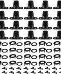 Canvas Twist Lock Fastener Kit 20 Sets With Turn Button Fasteners Eyelet And Stud Mounting Screws for Marine Canvas Use
