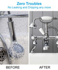 universal shower valve cartridge replacement before and after showing zero leaking or dripping