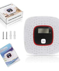 No Brainer CO Alarm With Digital LCD Display And Voice Warning Battery Powered Home Safety Detector 85 dB Siren Long Lasting