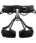 Heavy Duty Rock Climbing Harness For Men And Women Adjustable Roof And Indoor Rappelling Rig Durable Safety Harness displayed front view