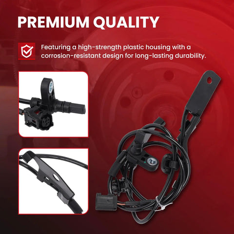 Heavy Duty Abs Wheel Speed Sensor For Toyota Rav4 with high-strength plastic housing and corrosion-resistant design