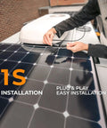 Beefy Solar Panel Y Branch Connector 2 To 1 Splitter Cable for easy parallel wiring installation on RV solar panels.