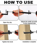 How to use 4 Pack Adjustable Patio Furniture Clamps For Outdoor Rattan Wicker Sofas And Sectional Sets, 3 Inch C Clips video