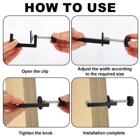 How to use 4 Pack Adjustable Patio Furniture Clamps For Outdoor Rattan Wicker Sofas And Sectional Sets, 3 Inch C Clips video
