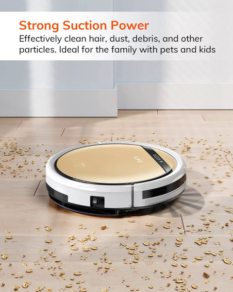 V5s Plus Robot Vacuum And Mop Combo With WiFi App And Alexa Voice Control auto cleaning hardwood floor with debris