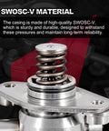 Close-up of High Pressure Fuel Pump For Buick Lacrosse Verano Regal Chevy Equinox GMC Terrain Malibu Impala Captiva Sport 2.4L Includes Seal Gasket And Bolt EP1028 Ready To Rebuild Your Fuel System with SWOSC-V material