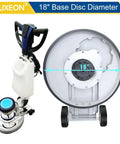 18 Inch Commercial Floor Scrubber Buffer Built Tough Polisher With 1100W Motor And 12L Tank For Hotel Carpet And Tile Cleaning Butterfly Handle