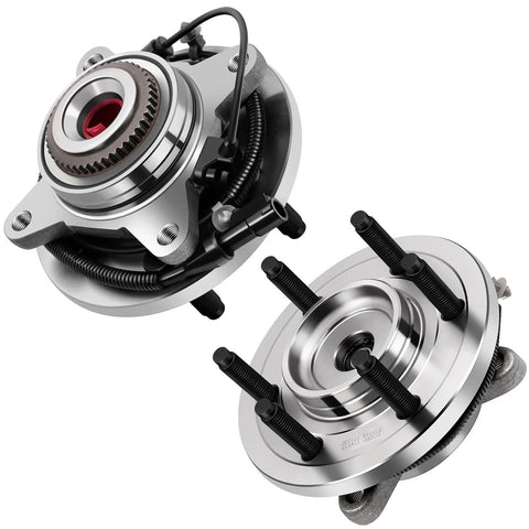 Front Wheel Hub And Bearing Assembly 515119 For Ford F150 2009 2010 And Lincoln Navigator 2003 2006 Six Lug With ABS OE Quality Direct Fit Two Piece Replacement