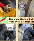 All In One Zerk Fitting Cleaner Tool With Penetrating Fluid And Hydraulic Flush For Busting Old Dried Grease From Pins Shafts Bushings And Joints