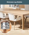 Heavy Duty Surface Mount Corner Brackets 4Pack With Hardware Screws Nuts And Bolts on a dining table to eliminate leg wobble.