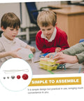 Children assembling Hands On Physics Mechanics Lab Kit With Pendulum Set Simple Balls And Five Ball Rack For Classroom Experiments Built To Make Physics Practical And Fun For Students Of All Ages.