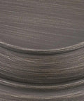 Close-up detail of gunmetal bronze finish on Chatham Two-Light Bath Fixture In Gunmetal Bronze, Rustic Coastal Style With Nautical Rope Accents
