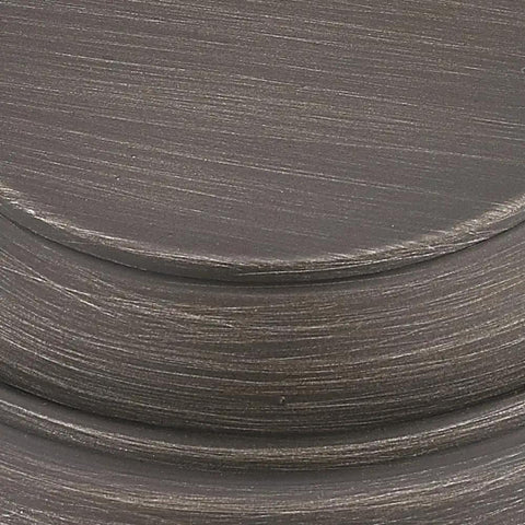 Close-up detail of gunmetal bronze finish on Chatham Two-Light Bath Fixture In Gunmetal Bronze, Rustic Coastal Style With Nautical Rope Accents