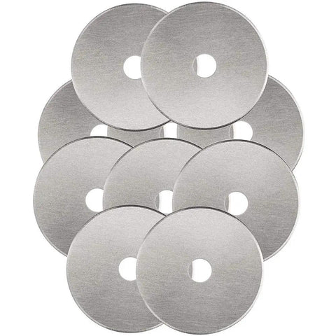 45mm Rotary Cutter Blades Pack Of 10 For DIY Quilting Sewing And Crafts Fits Fiskars Olfa Martelli Dremel Truecut And DAFA Rotary Cutters