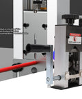 Manual Wire Stripping Machine With Fixed Steel Frame For Manual Electric Drill Powered Cranking efficiently processes wires with various sizes.