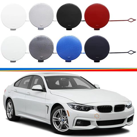 BMW Front Bumper Tow Hook Cover Right Passenger Side Easy Install For 4 Series M Sport F32 F33 F36 Gran Coupe 2014-2019 White
