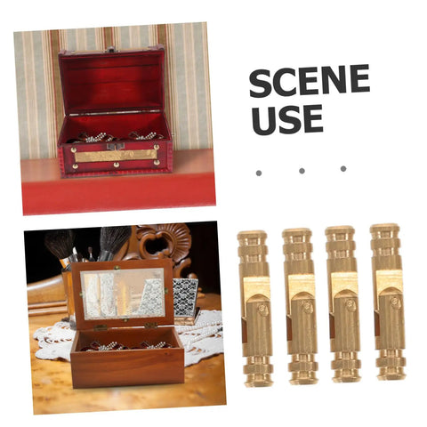 Sleek Brass Barrel Hinges For Jewelry Boxes And Keepsake Cabinets Concealed Hidden Hinge Hardware 25 Pack, jewelry box included