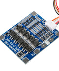 Bad Boy 4S 12.8V LiFePO4 BMS Circuit Board 30A Continuous And 56A Peak Balancing Protection For 18650 DIY Battery Packs E Bike And Solar Power Systems close-up showing connections and components.