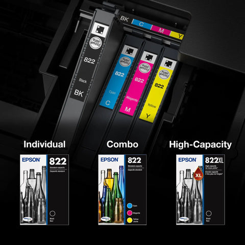 Durabrite Ultra Ink High-Capacity Black And Color Cartridge Combo Pack for Workforce Pro WF-3820, 3823, 4820, 4830, 4833, 4834 installed