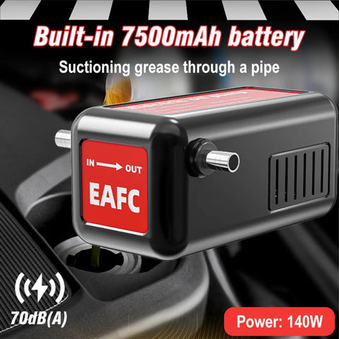 Wireless 21V 140W Rechargeable Oil Transfer Pump With Beast Power Suction For Cars Boats Helicopters Motorcycles And Outdoor Equipment A Fast Quiet Liquid Transfer Tool For Fuel Oil And Other Fluids, 7500mAh battery