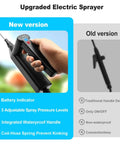 Electric Sprayer Wand With 31 Inch Telescoping Pole, 3 Adjustable Pressures, Battery Powered Garden Sprayer comparison chart