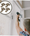 Antique Green Self Closing Cabinet Door Hinges Set With Soft Close Action No Slam For Face Frame Cabinets installation