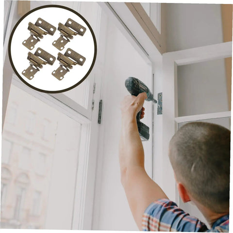 Antique Green Self Closing Cabinet Door Hinges Set With Soft Close Action No Slam For Face Frame Cabinets installation