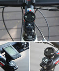 Beefy Adjustable Out Front Bike Computer Mount For One And One Eighth Inch Steerer Tube Built From 6061 T6 Aluminum CNC Machined