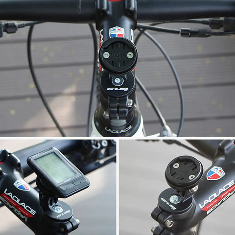 Beefy Adjustable Out Front Bike Computer Mount For One And One Eighth Inch Steerer Tube Built From 6061 T6 Aluminum CNC Machined