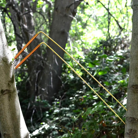 Top Rated Copper And Brass Dowsing Rods With Free Gliding Handles That Hit Different For Spirit Questing Water Divining.