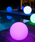 14 Inch LED Ball Light Cordless Rechargeable Globe Lamp With Remote 16 RGB Color Changing Dimmable Mood Light Waterproof Decorative Glow Orb