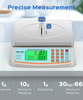 Pro Grade Commercial Food Scale 66Lb 30Kg With Stainless Steel Platter Price Computing Deli And Produce Scale Displayed