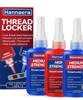 Blue And Red Thread Locker Kit For Nuts And Bolts Removable And Permanent Adhesive To Prevent Loosening From Vibration And Lock It Down