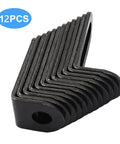 12 Pack Adjustable Right Angle Brackets L Shape Corner Braces Black For DIY Furniture Fixes And Home Projects Heavy Duty Support 18x19x3 mm