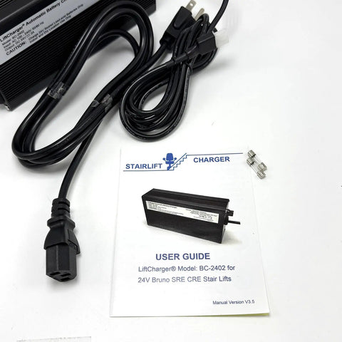 Heavy Duty Battery Charger For Stair Lifts Replacement 24V 2A Automatic Charge Plug And Play For SRE 2750 2110 2010 photo